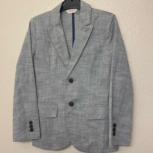 Cat & Jack child Boy Jacket Suit blazer sports coat light blue gray 10